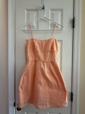 Peach Spaghetti Strap Sundress